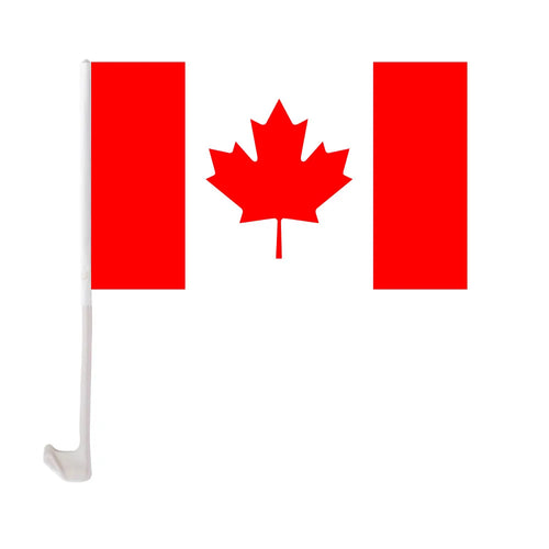Canada Car Window Flag 12X18Inch Custom Logo with High Material
