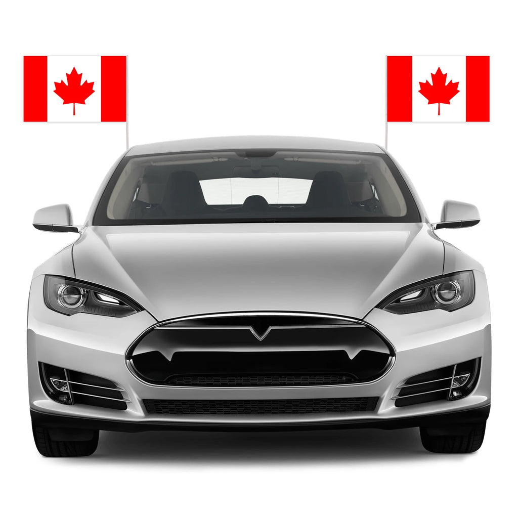 Canada Car Window Flag 12X18Inch Custom Logo with High Material