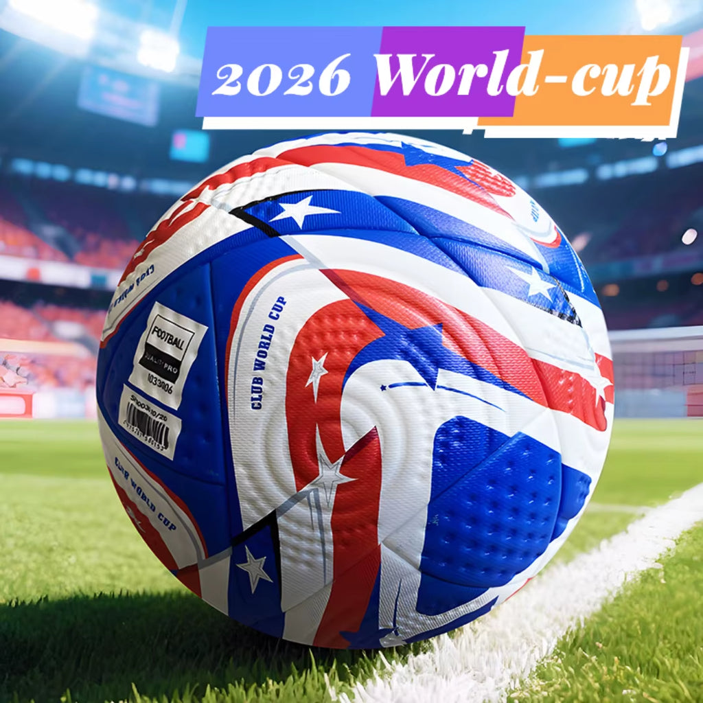 World Cup 2026 Ball – Sizes 5 – Soft Touch TPU Cover, Durable Butyl Bladder, Youth & Adult Training Ball for Indoor & Outdoor