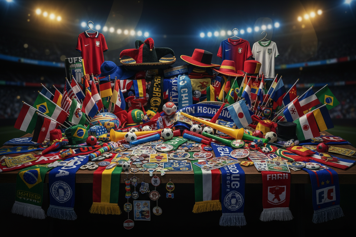 Full World Cup Accessories Collection with FIFA Cards